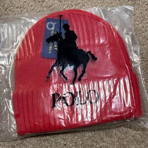 Polo by Ralph Lauren Kids Red Knit Hat